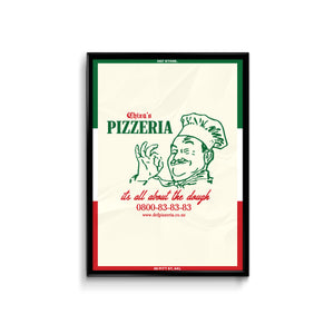 Def Chiza's Pizzeria Poster - A3