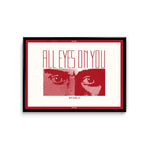 Eyes On You A3 Poster - Cream