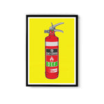 Fire Extinguisher Poster - A3
