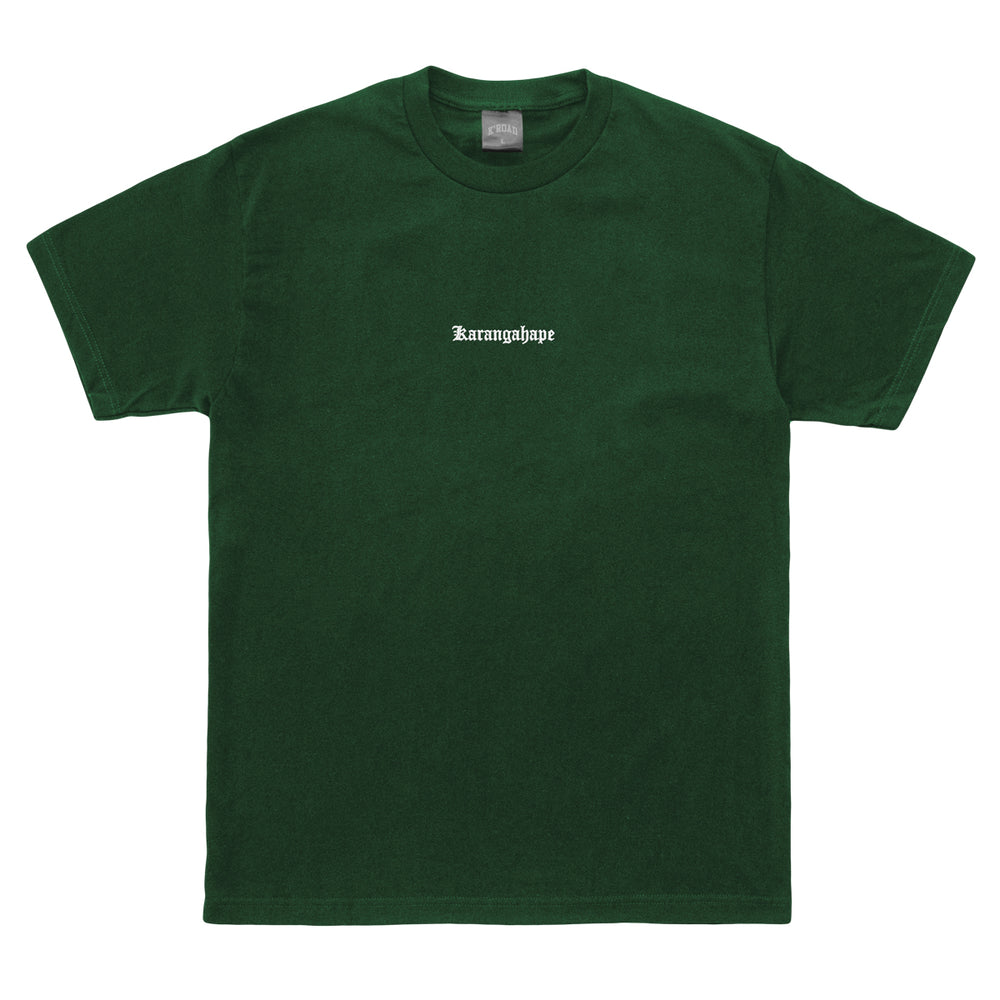 K'ROAD Heritage Embroidery Tee - Forest Green