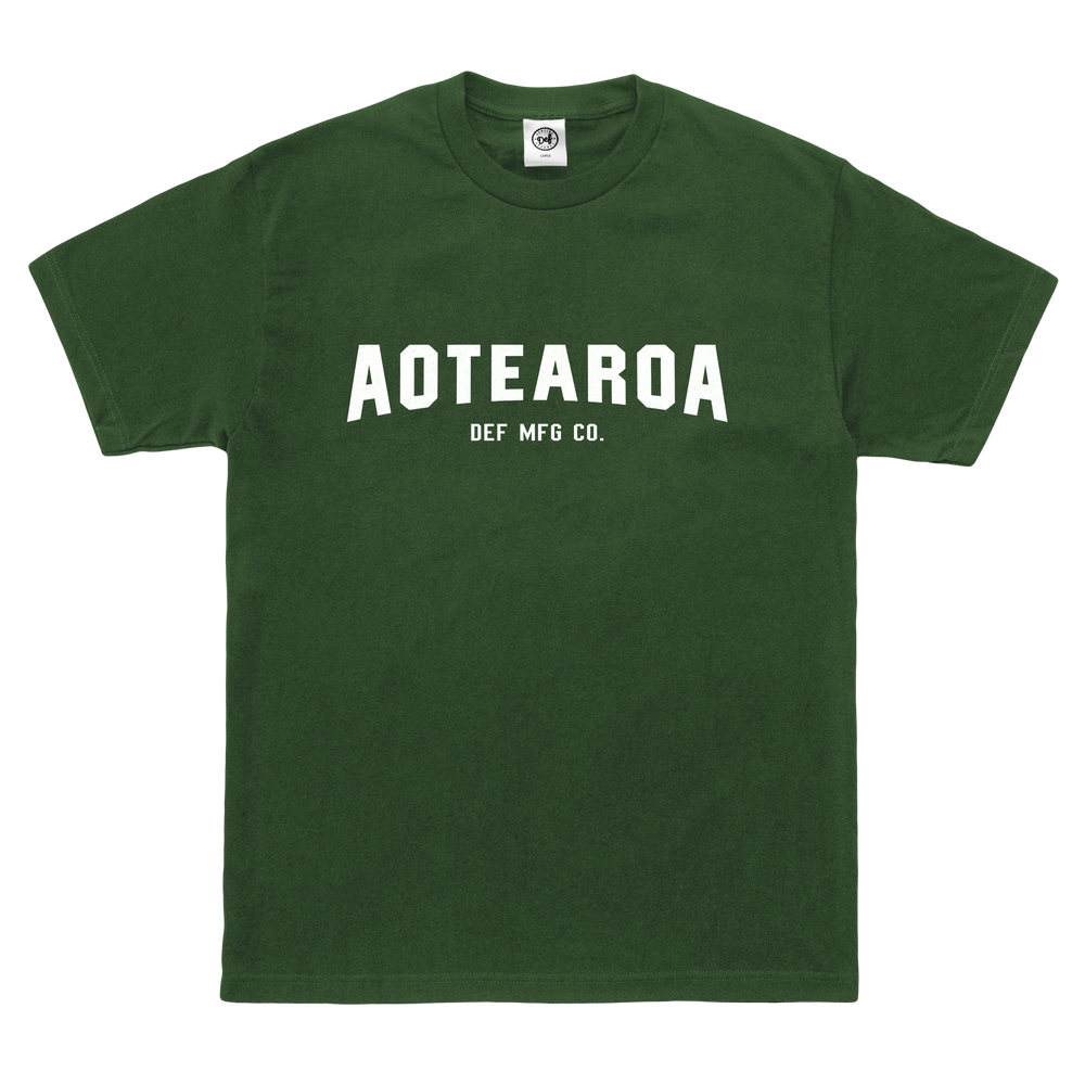 Established in Aotearoa Tee- Bottle Green