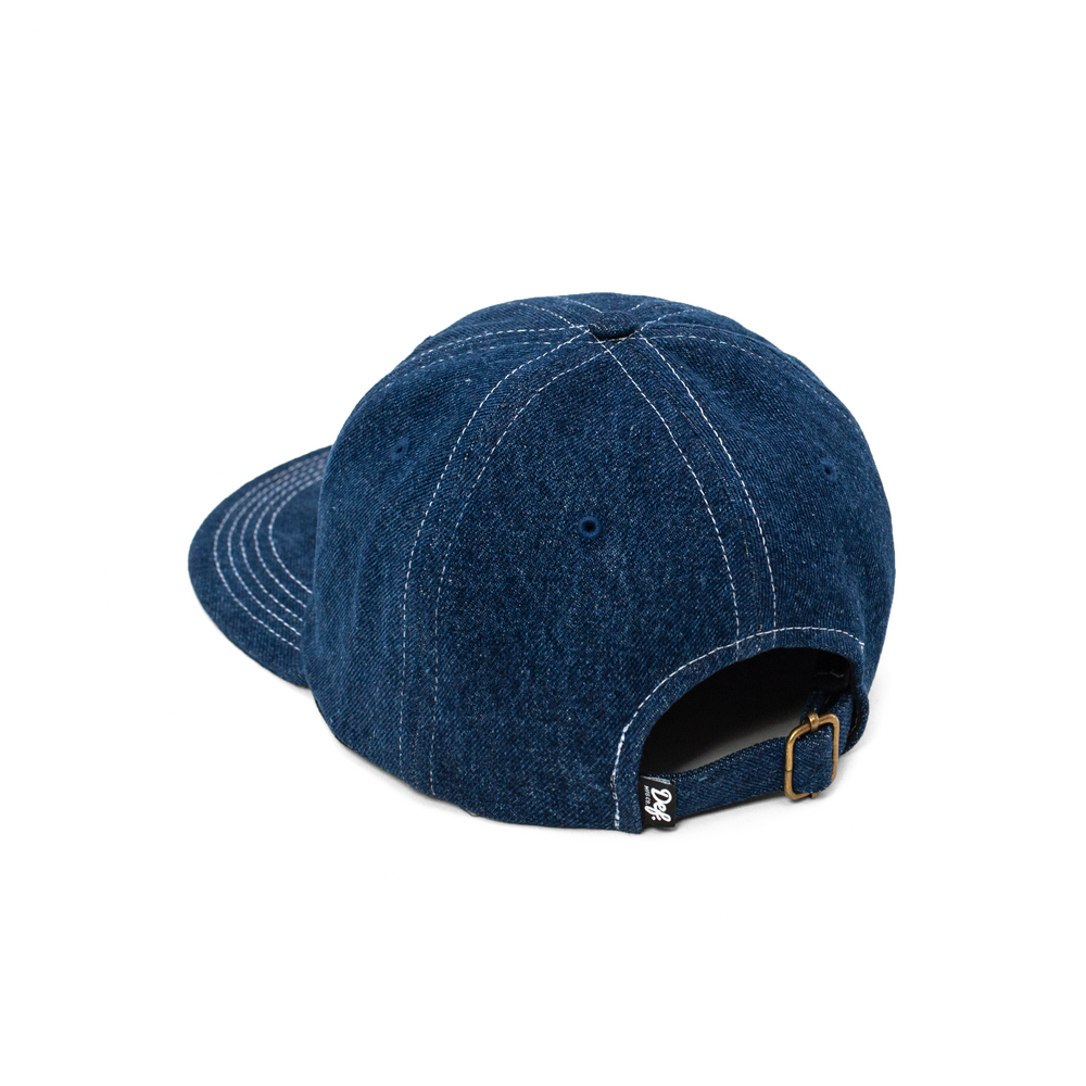 Def Mini Sig up-cycled Denim cap Indigo