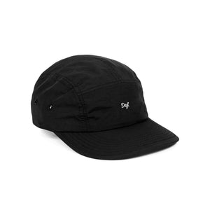 Mini Signature Nylon 5-Panel Cap - Black