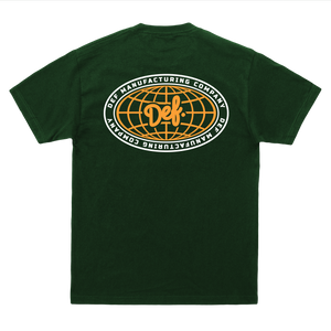 Def Network Tee - Forrest Green