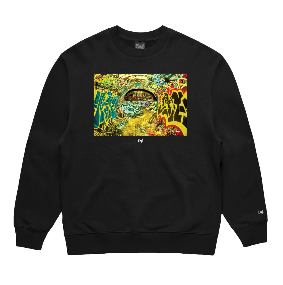 Def Stjohn  New Lynn Crew - Black (Mid-Weight)