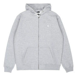 Def Mini SIg Zip Hood - Heather Grey (Heavyweight)