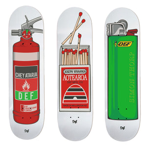 All 3 Fire Series  Pro Decks - Wall board