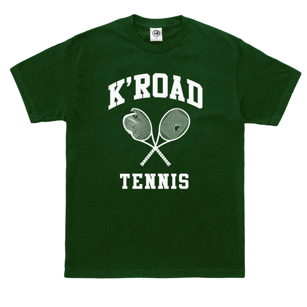 K'Road Tennis Tee  - BOTTLE GREEN