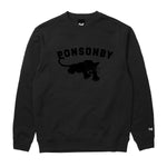Ponsonby panther Crew - Black (Mid-Weight)