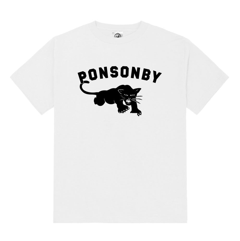 Ponsonby Panther  Tee - White