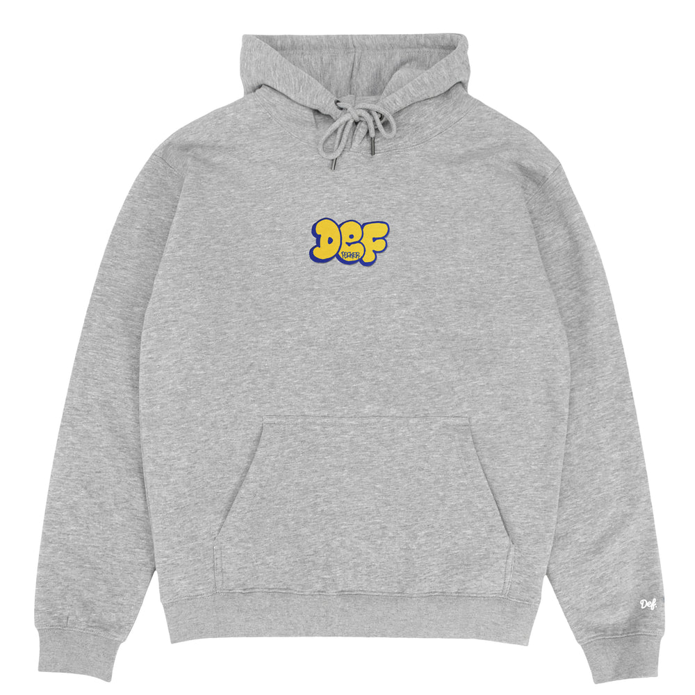 Def x Pork Youth  Hood - Heather Grey (Mid-Weight)