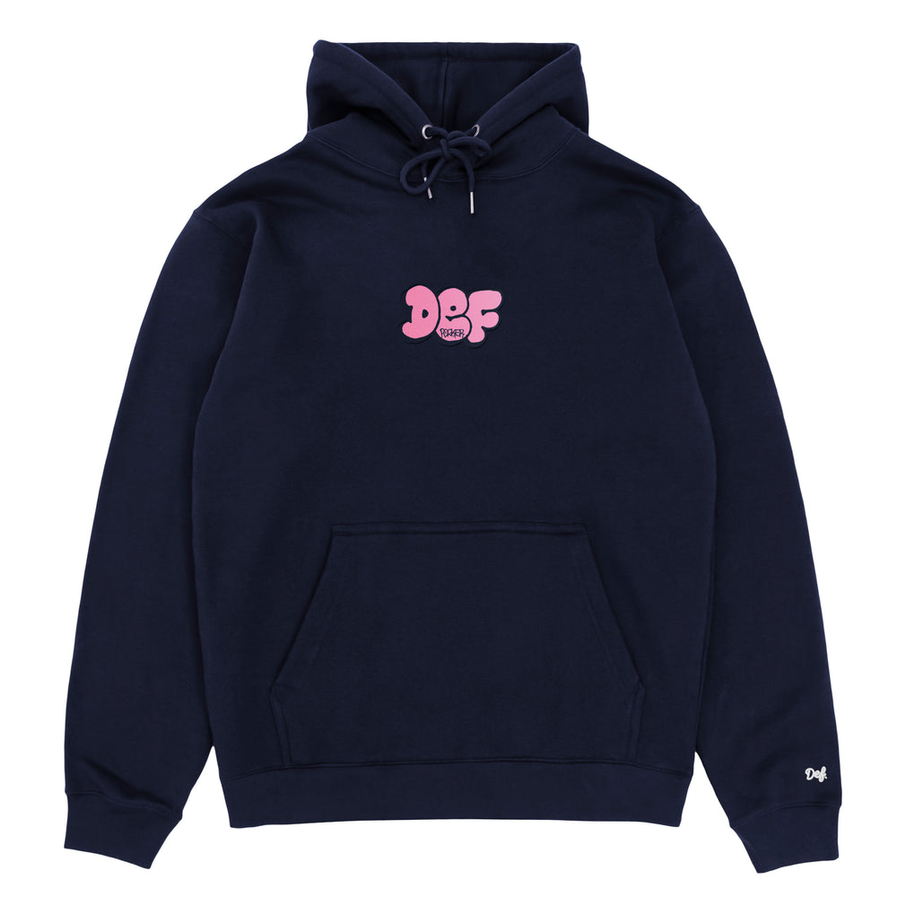 Def x Pork  Hood - Navy (Mid-Weight)