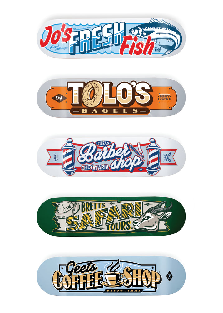 Sign Writer Series 5 Deck Combo - Wall Boards