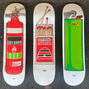 All 3 Fire Series  Pro Decks - Wall board