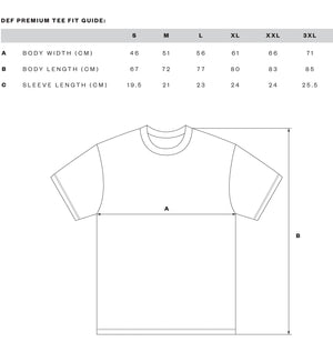 Chiza Sketch Premium Tee - White