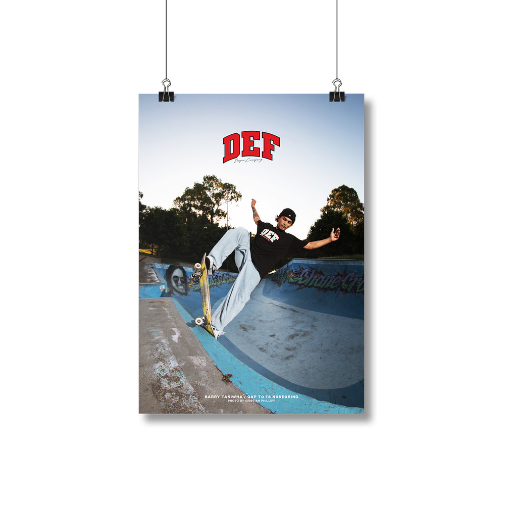 Def Barry Gap To Nosegrind Poster - A0 Size