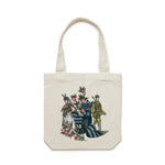 Def x Capilli 'Descendant Of' Colour Tote Bag - Cream