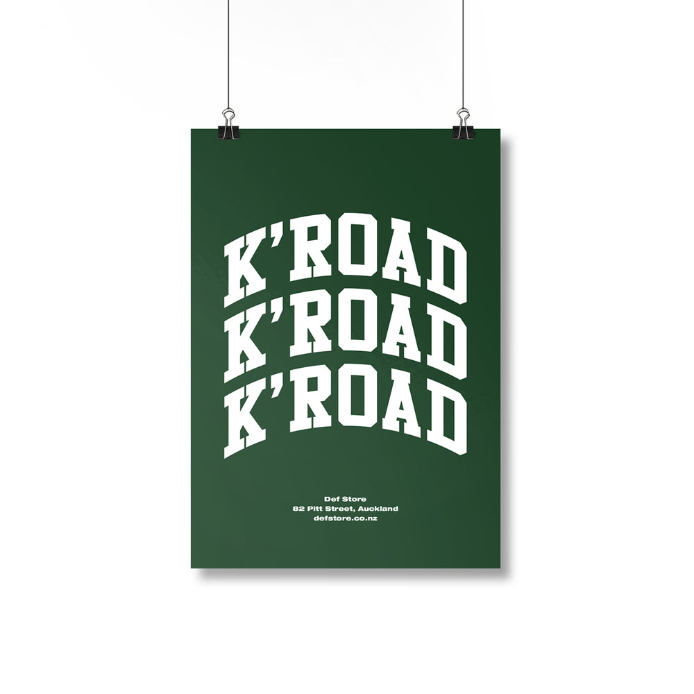 K'Road Arch Forest Poster - A2 Size