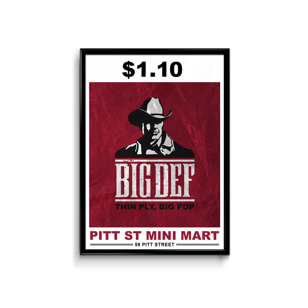 Def Mini Mart Big Pop Poster - A3