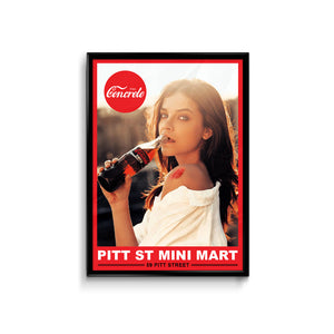 Def Mini Mart Enjoy Concrete Poster - A3