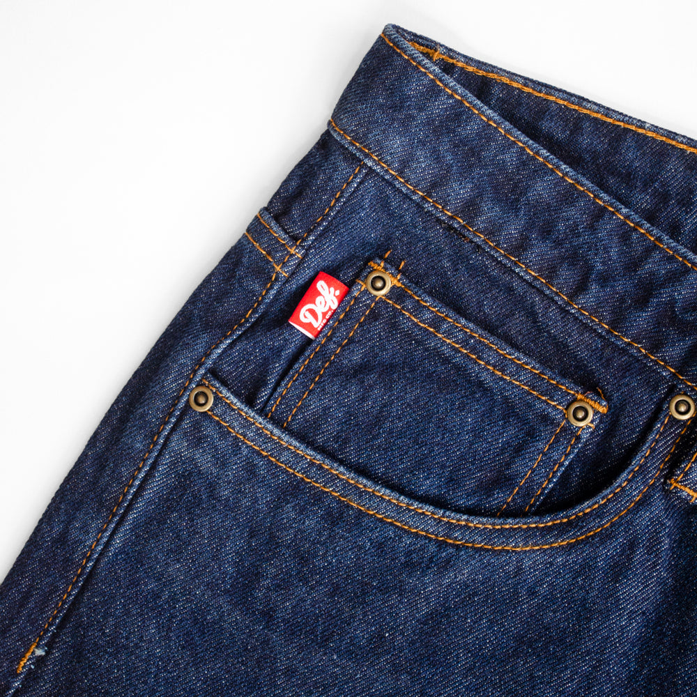 Def Hugh Jean OG Relaxed Denim Pant - Dark Washed Blue