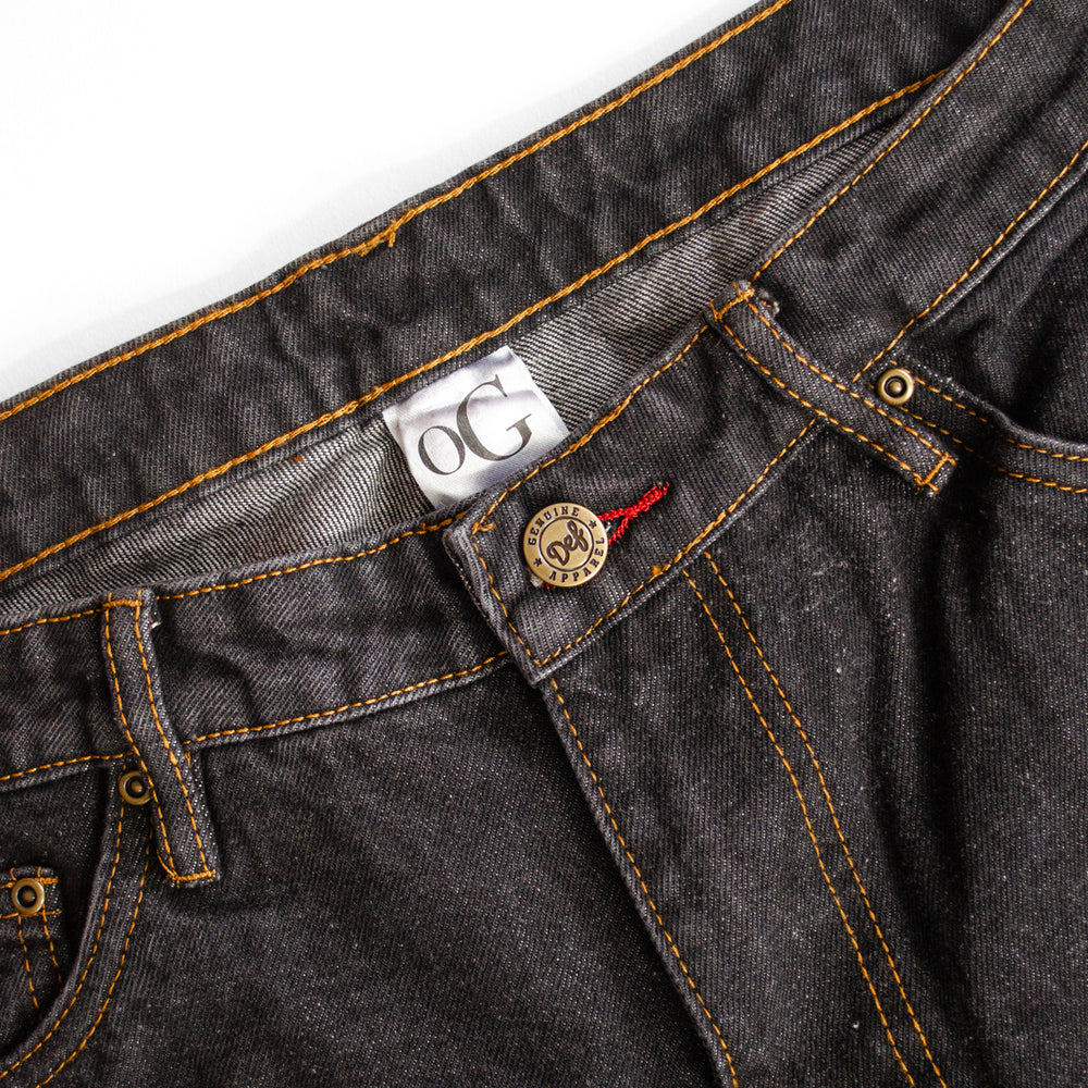 Def Hugh Jean OG Relaxed Denim Pant - Washed Black