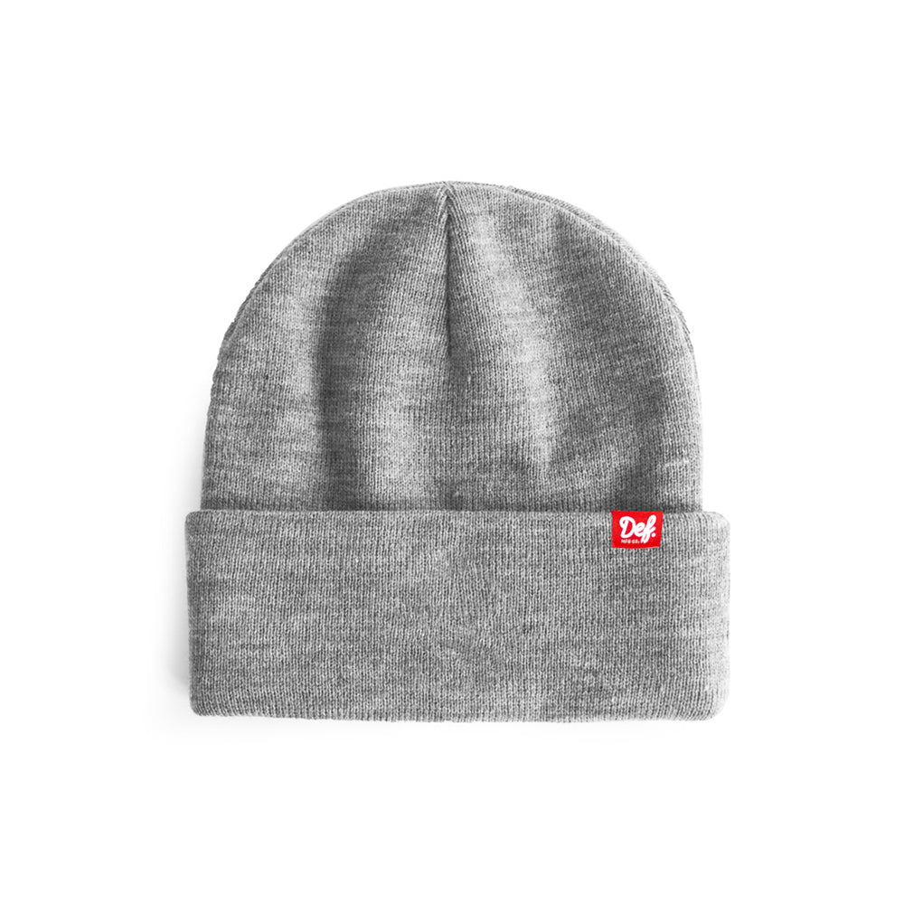 Def Pip Beanie - Heather Grey