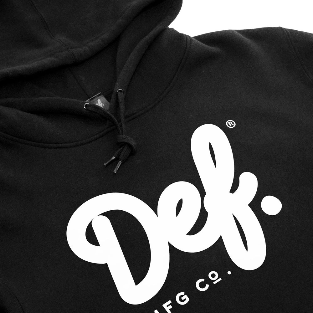 Def Signature Hood - Black (Heavy-weight)