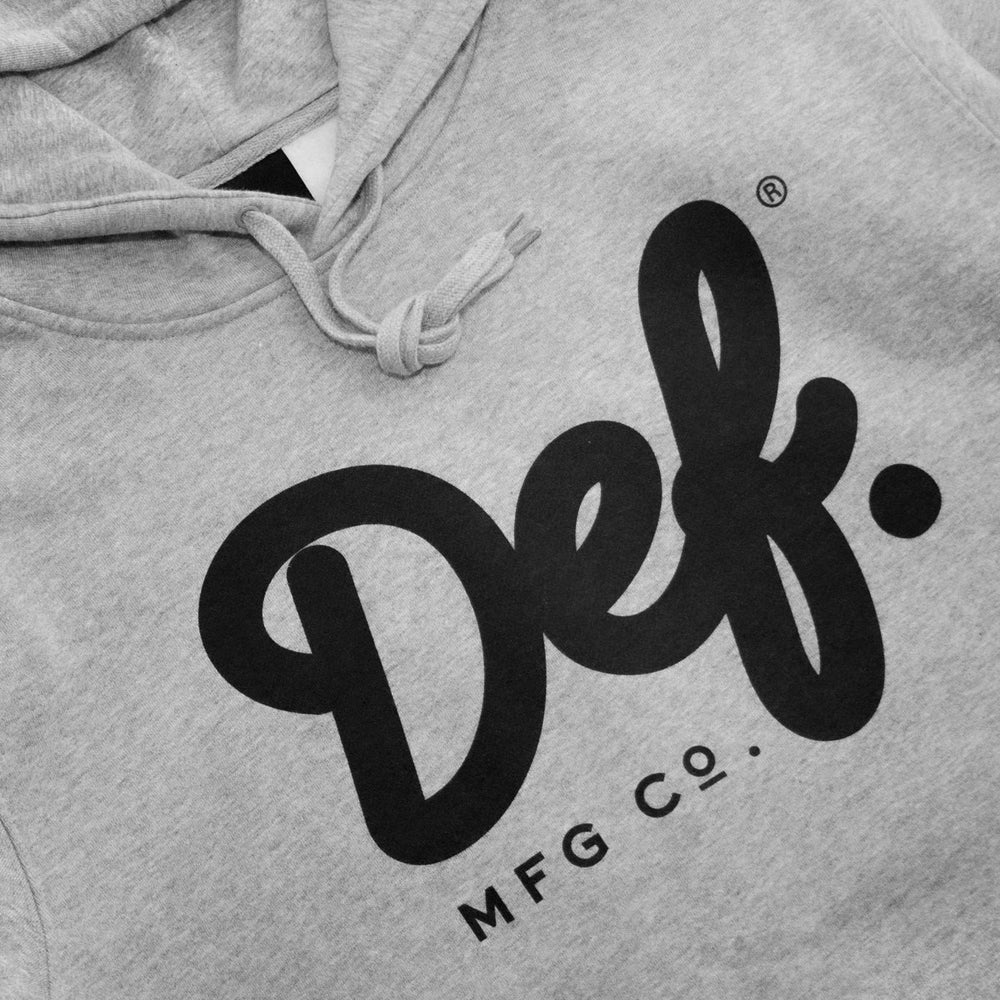 Def Signature Hood - Heather Grey