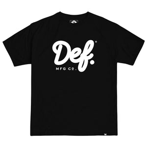 Def Signature Tee - Black