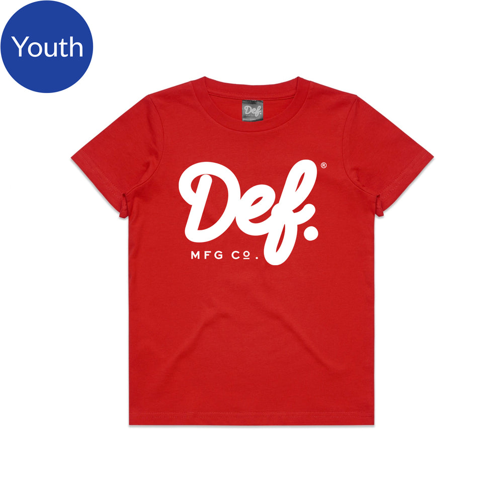 Def Signature YOUTH Tee - Red