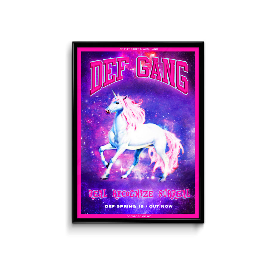 Def Store Unicorn Poster - A3