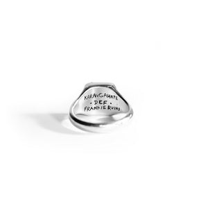 K'Road Kaye Signet Ring - Sterling Silver