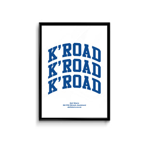 Def Store K'Road Arch Poster - A3 White