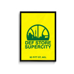 Def Store Supercity Poster - A3