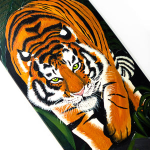 Def x Rachel Webb Wild Cats Hand Painted Cruiser Deck - 9.5"