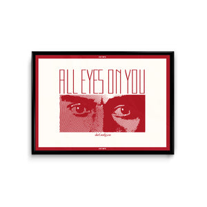 Eyes On You A3 Poster - Cream