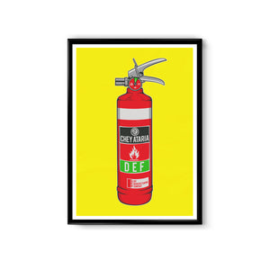 Fire Extinguisher Poster - A3