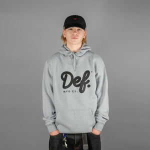 Def Signature Hood - Heather Grey