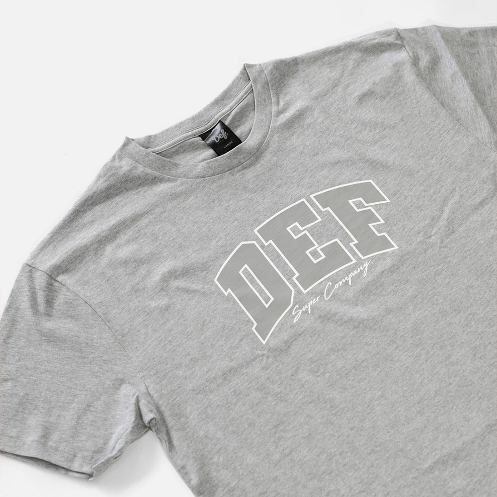 Def Super Tee - Heather Grey